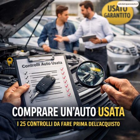 Comprare un’auto usata: i 25 controlli da fare prima dell’acquisto