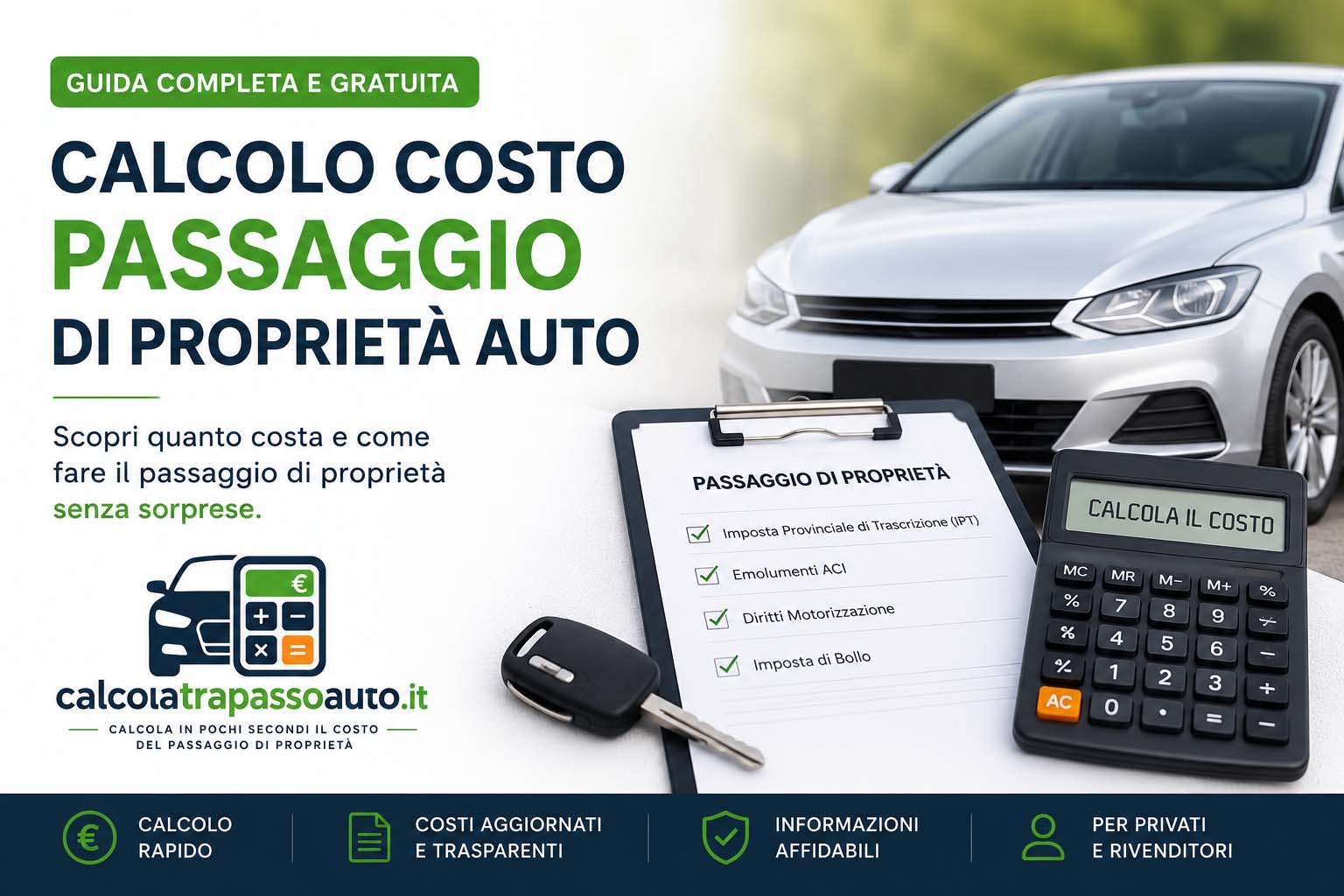 Calcolo costo passaggio di proprietà
