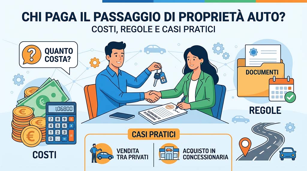 Il passaggio di proprietà lo paga l'acquirente